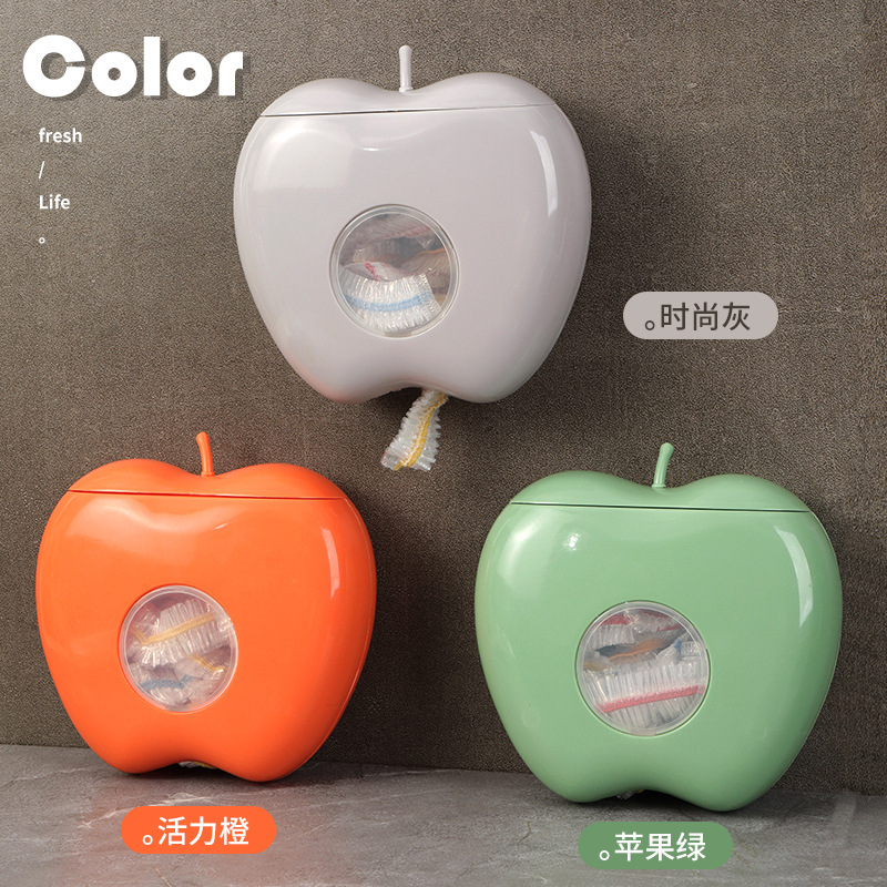 【買就送200~600個保鮮膜套】廚房家用壁掛式保鮮膜套收納盒 大容量免打孔